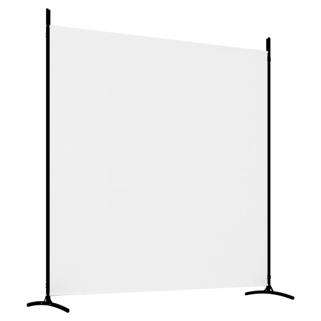 Divisorio a 3 Pannelli bianco 525x180 cm in Tessuto | homemem39