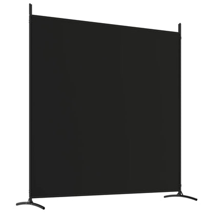 Divisorio a 3 Pannelli Nero 525x180cm in Tessuto | homemem39