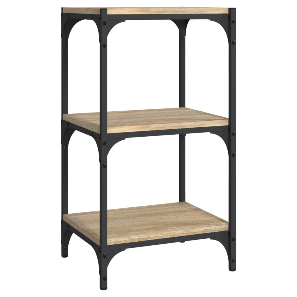 Libreria Rovere Sonoma 40x33x70,5cm Legno Multistrato e Acciaio | homemem39