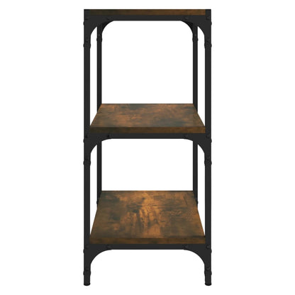 Libreria rovere fumo 40x33x70,5cm Legno Multistrato e Acciaio | homemem39