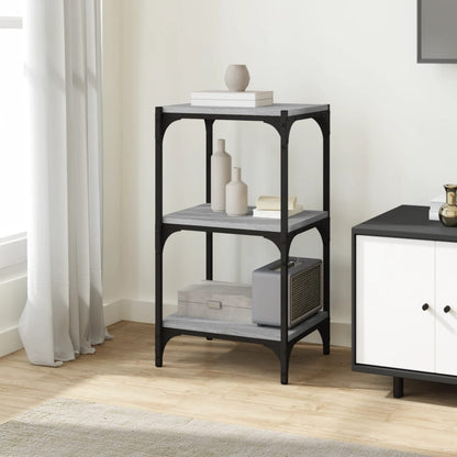 Libreria grigio sonoma 40x33x70,5cm Legno Multistrato e Acciaio | homemem39