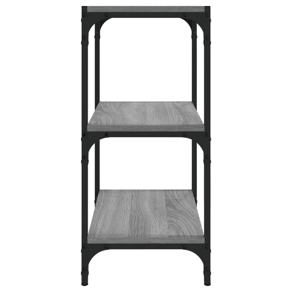 Libreria grigio sonoma 40x33x70,5cm Legno Multistrato e Acciaio | homemem39