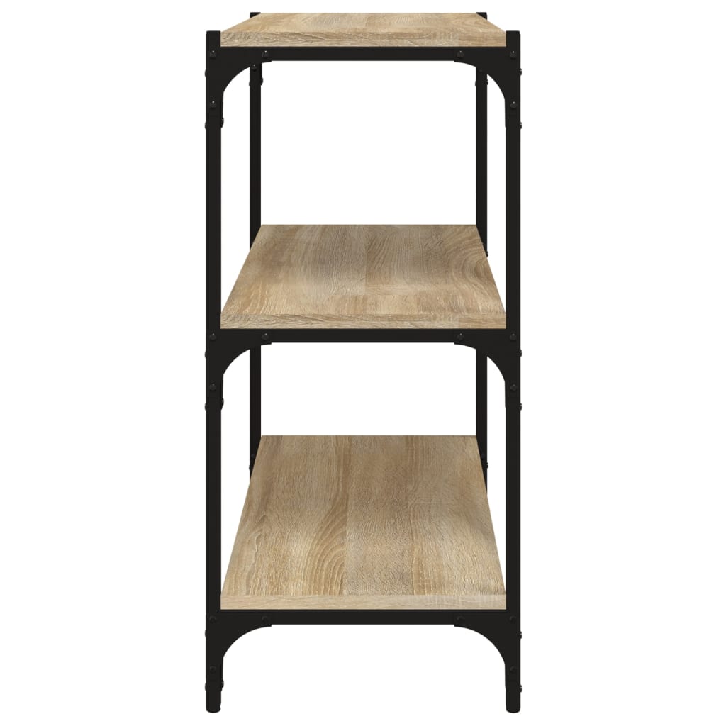 Libreria Rovere Sonoma 60x33x70,5cm Legno Multistrato e Acciaio