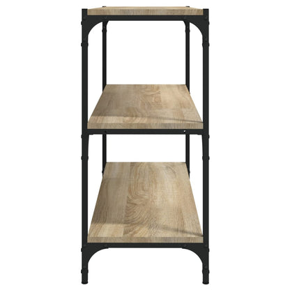 Libreria Rovere Sonoma 80x33x70,5cm Legno Multistrato e Acciaio | homemem39