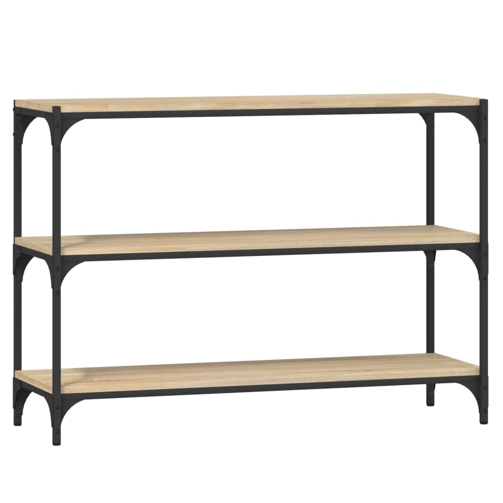 Libreria Rovere Sonoma 100x33x70,5cm Legno Multistrato Acciaio | homemem39