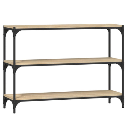 Libreria Rovere Sonoma 100x33x70,5cm Legno Multistrato Acciaio | homemem39