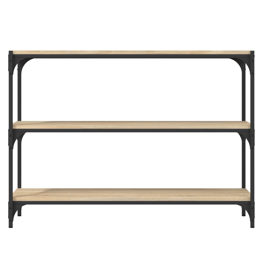 Libreria Rovere Sonoma 100x33x70,5cm Legno Multistrato Acciaio | homemem39