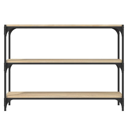 Libreria Rovere Sonoma 100x33x70,5cm Legno Multistrato Acciaio | homemem39