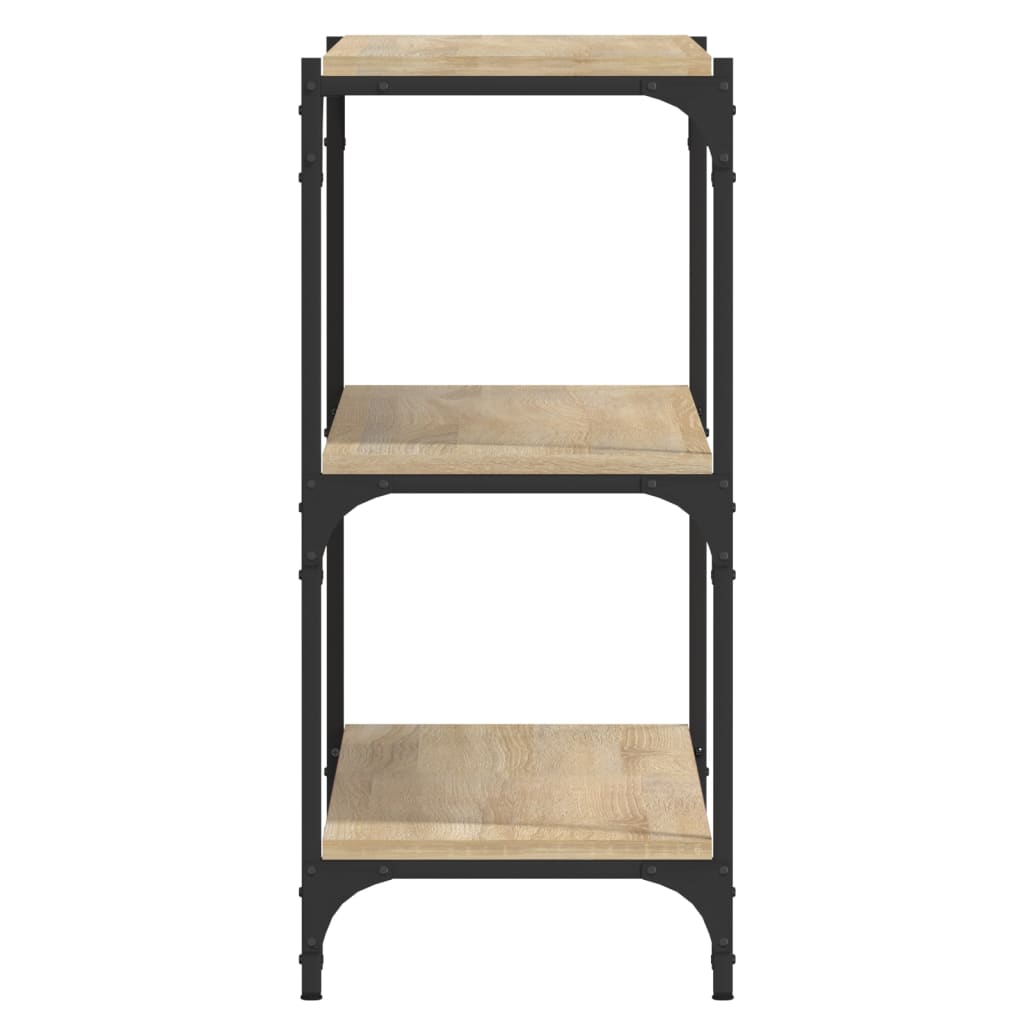 Libreria Rovere Sonoma 100x33x70,5cm Legno Multistrato Acciaio | homemem39