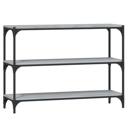 Libreria Grigio Sonoma 100x33x70,5 cm Legno Multistrato Acciaio | homemem39