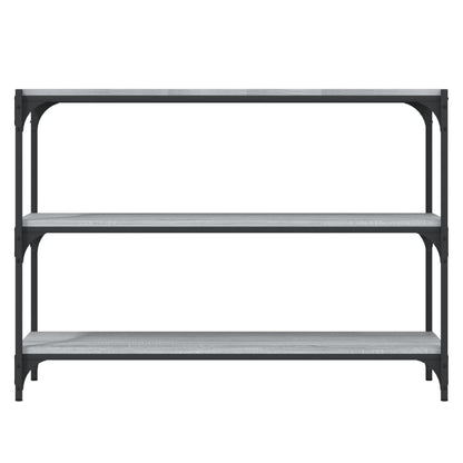 Libreria Grigio Sonoma 100x33x70,5 cm Legno Multistrato Acciaio | homemem39