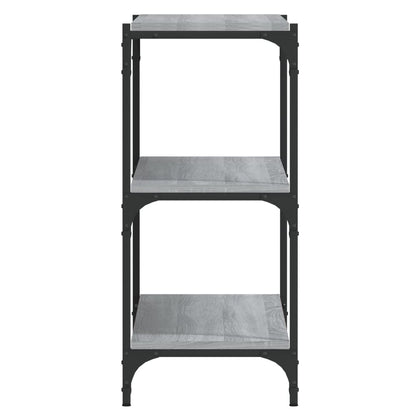 Libreria Grigio Sonoma 100x33x70,5 cm Legno Multistrato Acciaio | homemem39