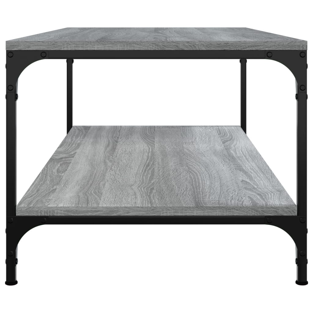 Tavolino da Salotto Grigio Sonoma 80x50x40 cm Legno Multistrato | homemem39