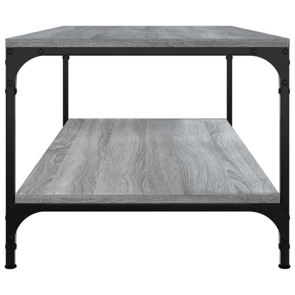 Tavolino da Salotto Grigio Sonoma 80x50x40 cm Legno Multistrato | homemem39