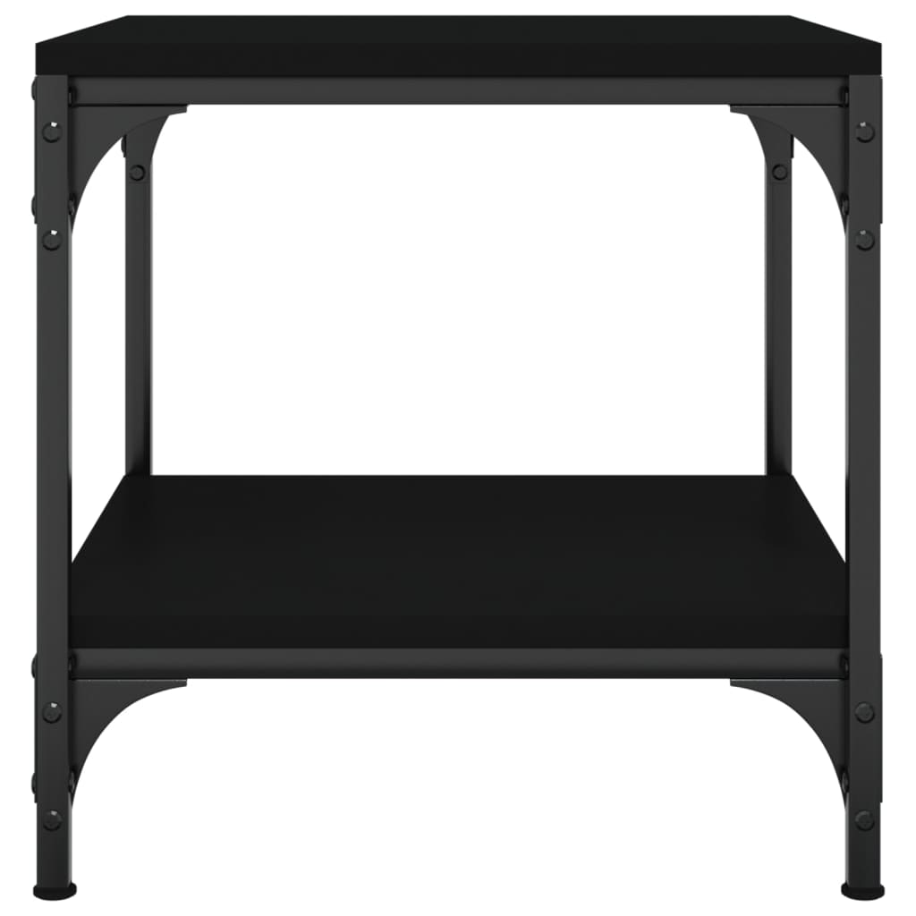 Tavolino Nero 40x40x40 cm in Legno Multistrato | homemem39