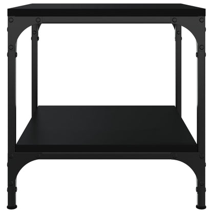 Tavolino Nero 40x40x40 cm in Legno Multistrato | homemem39
