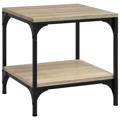 Tavolini 2pz rovere sonoma 40x40x40 cm in Legno Multistrato | homemem39