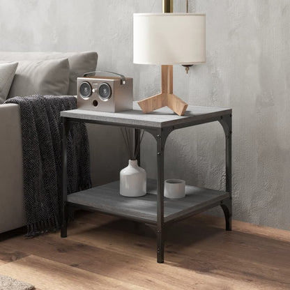 Tavolini 2pz grigio sonoma 40x40x40 cm in Legno Multistrato | homemem39