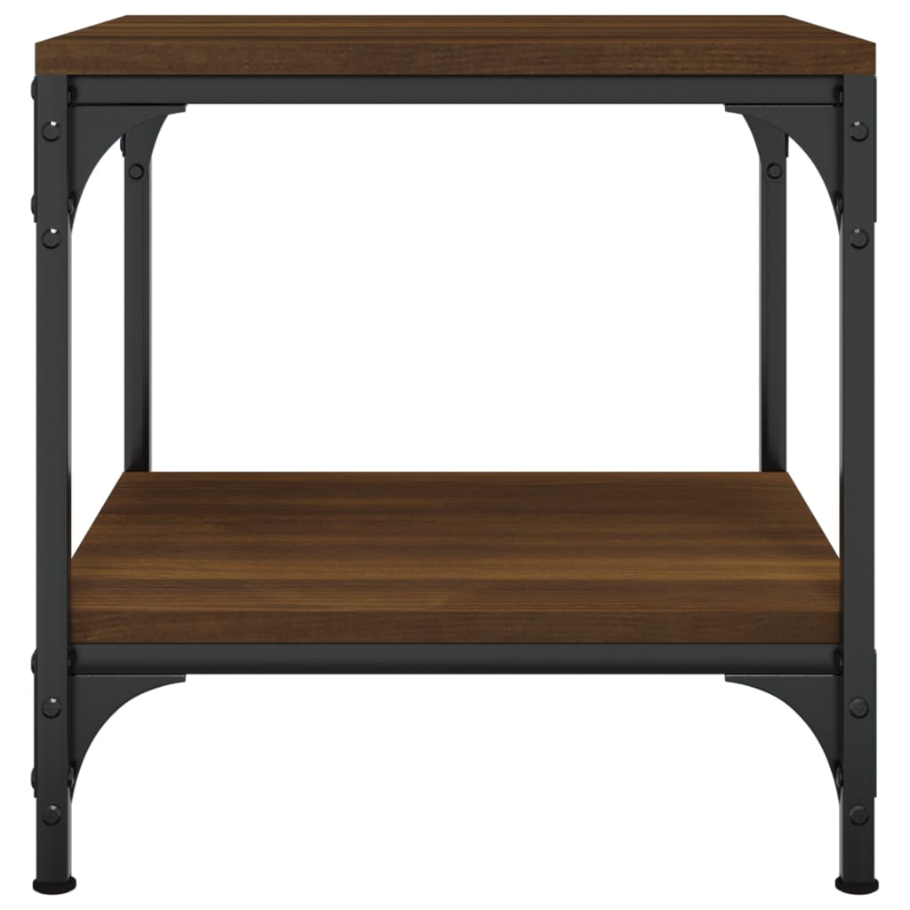 Tavolini 2pz Nerorovere marrone 40x40x40cm in Legno Multistrato | homemem39