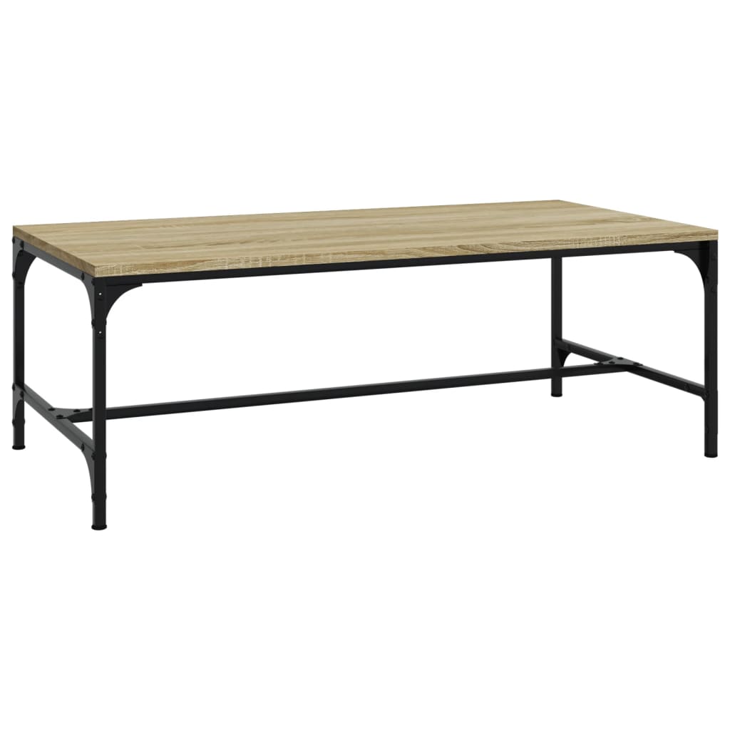 Tavolino da Salotto Rovere Sonoma 100x50x35cm Legno Multistrato | homemem39
