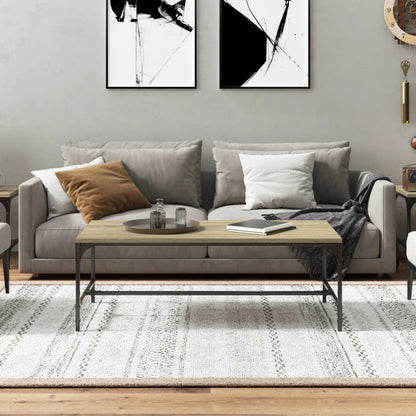 Tavolino da Salotto Rovere Sonoma 100x50x35cm Legno Multistrato | homemem39