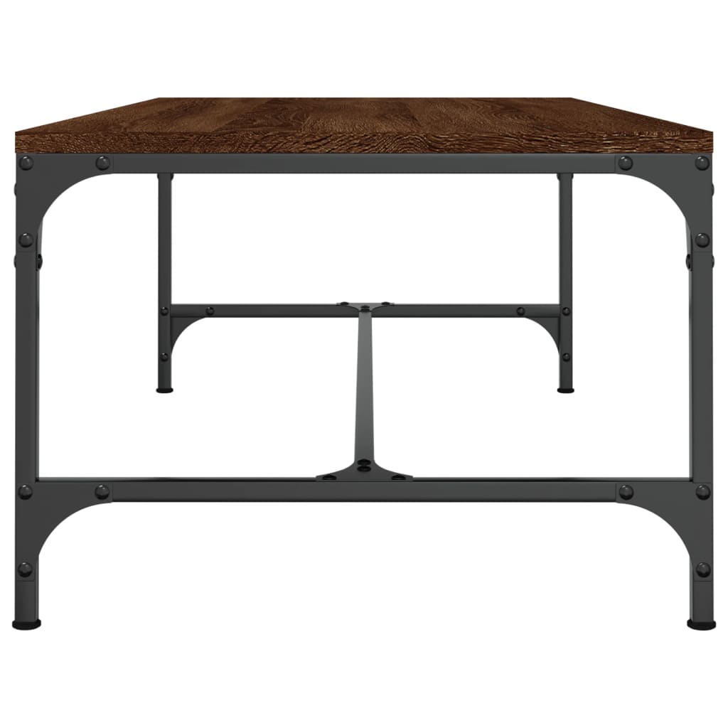 Tavolino da Salotto Rovere Marrone100x50x35cm Legno Multistrato | homemem39