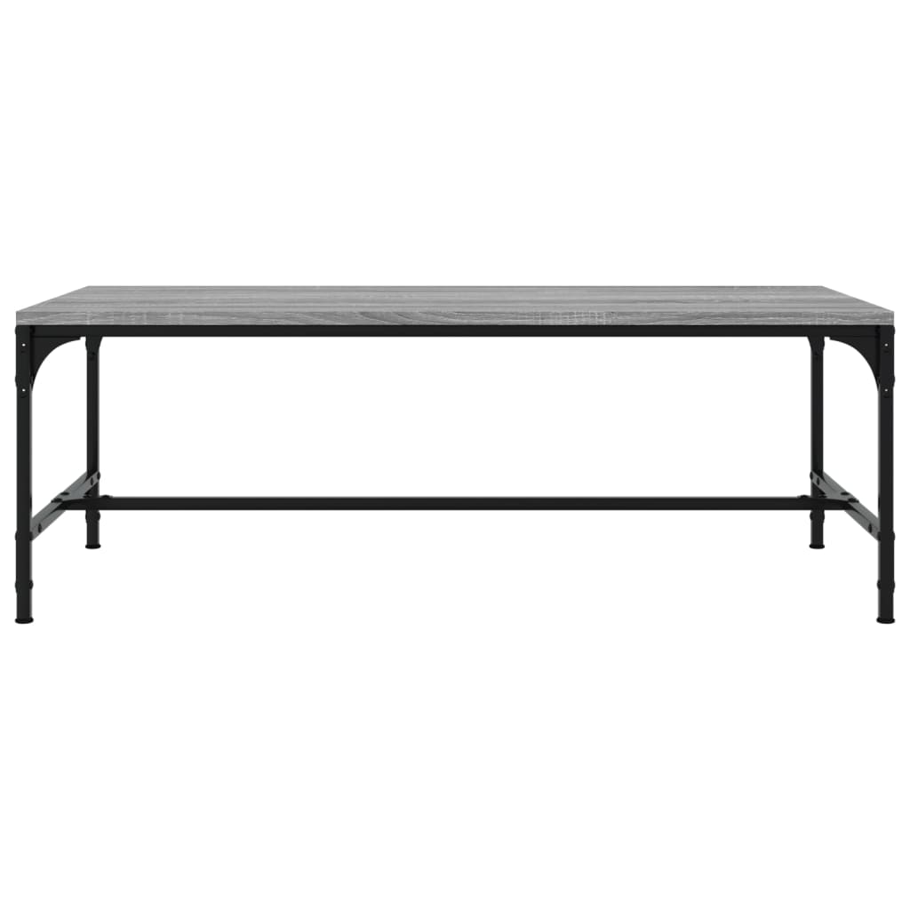 Tavolino da Salotto Grigio Sonoma 80x50x35 cm Legno Multistrato | homemem39