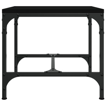 Tavolini 2pz Nero 40x40x35 cm in Legno Multistrato | homemem39