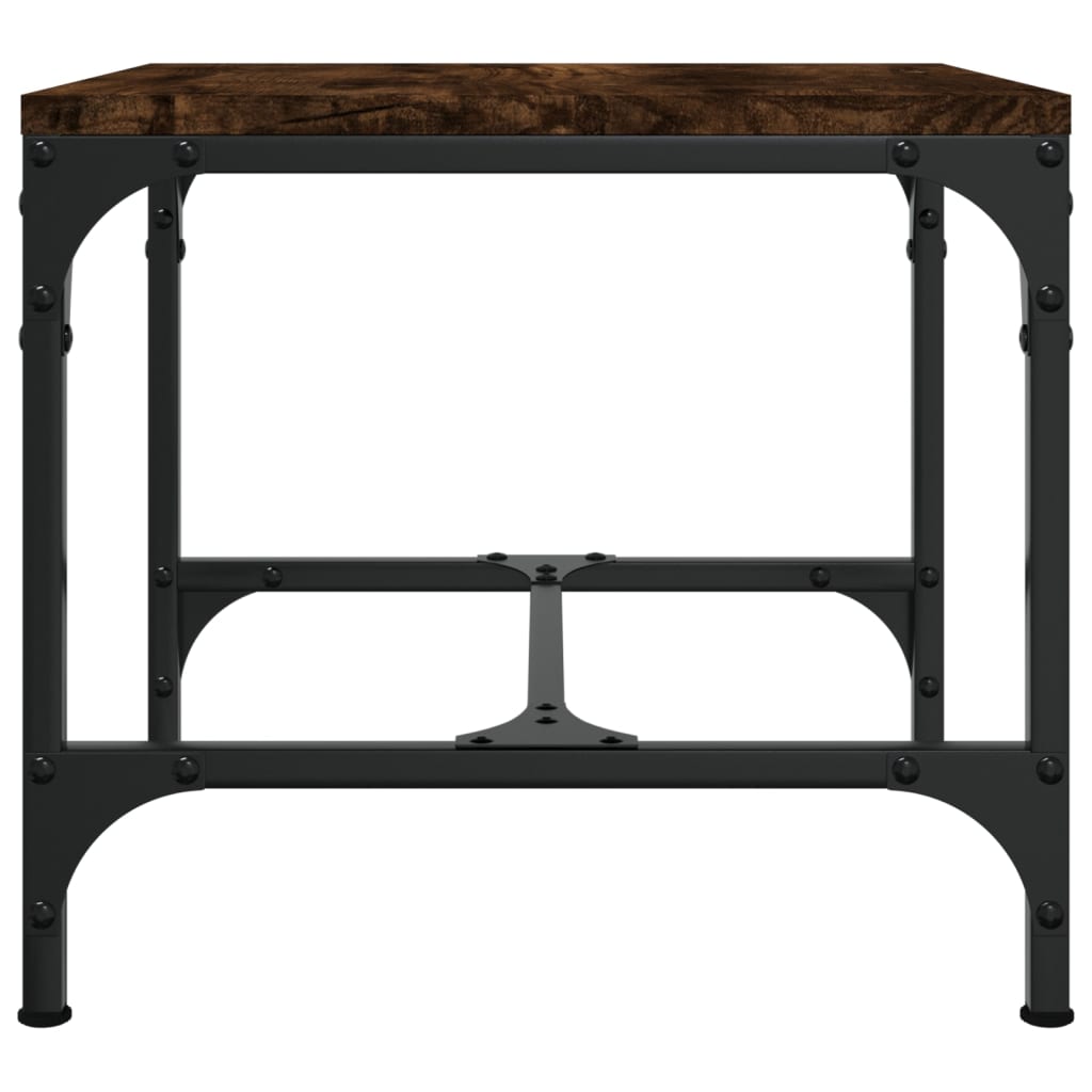 Tavolini 2pz rovere fumo 40x40x35 cm in Legno Multistrato | homemem39