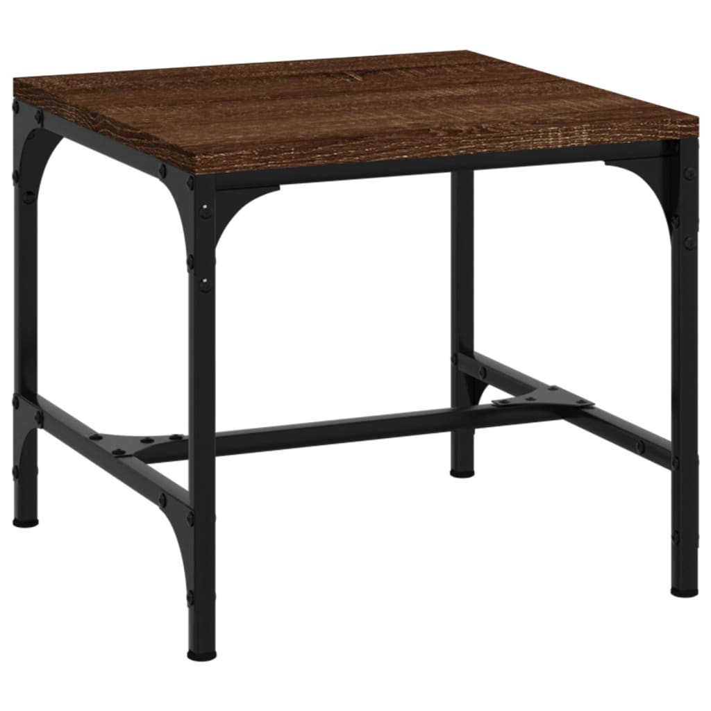 Tavolini 2pz Nerorovere marrone 40x40x35cm in Legno Multistrato | homemem39