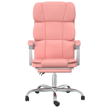 Poltrona da Ufficio Reclinabile Rosa in Similpelle - homemem39
