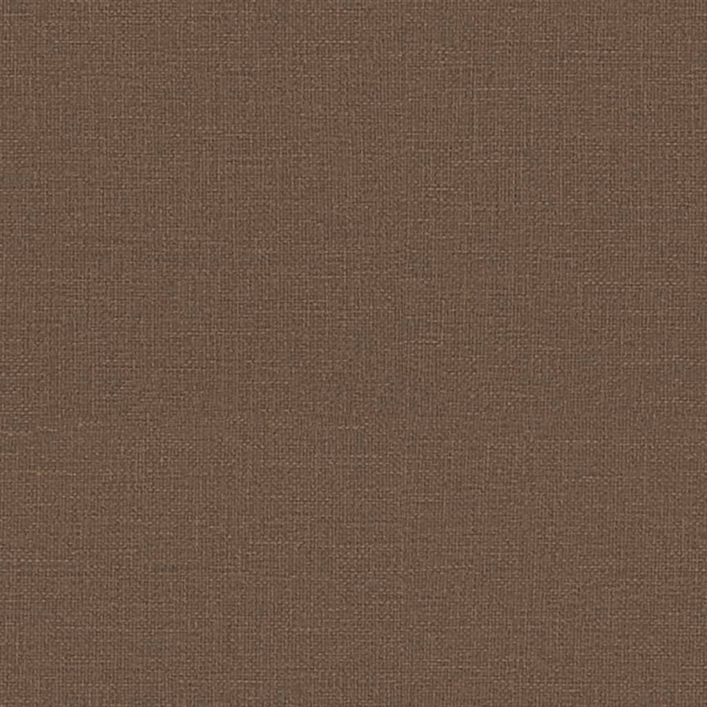 Poltrona da Ufficio Reclinabile Marrone in Tessuto