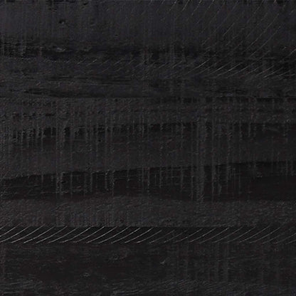 Comodino Nero 36x30x45 cm in Legno Massello di Pino | homemem39