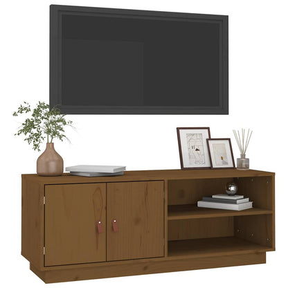 Mobile Porta TV ambra in Legno Massello di Pino