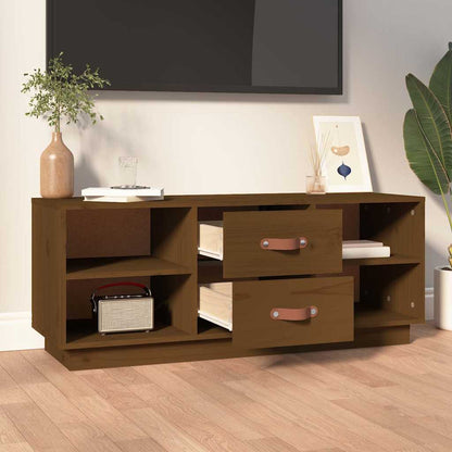 Mobile Porta TV ambra in Legno Massello di Pino