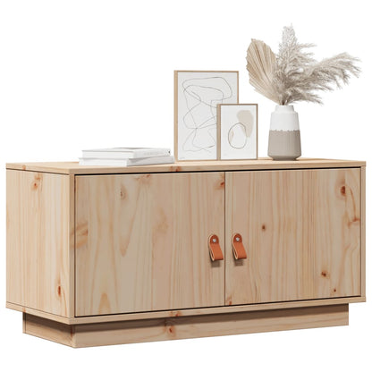 Mobile Porta TV 80x34x40 cm in Legno Massello di Pino - homemem39