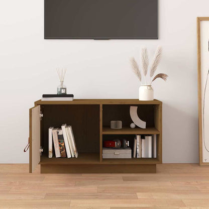 Mobile Porta TV ambra in Legno Massello di Pino