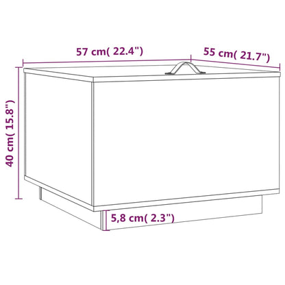 Contenitori Portaoggetti Coperchi 3pz Neri Legno Massello Pino - homemem39