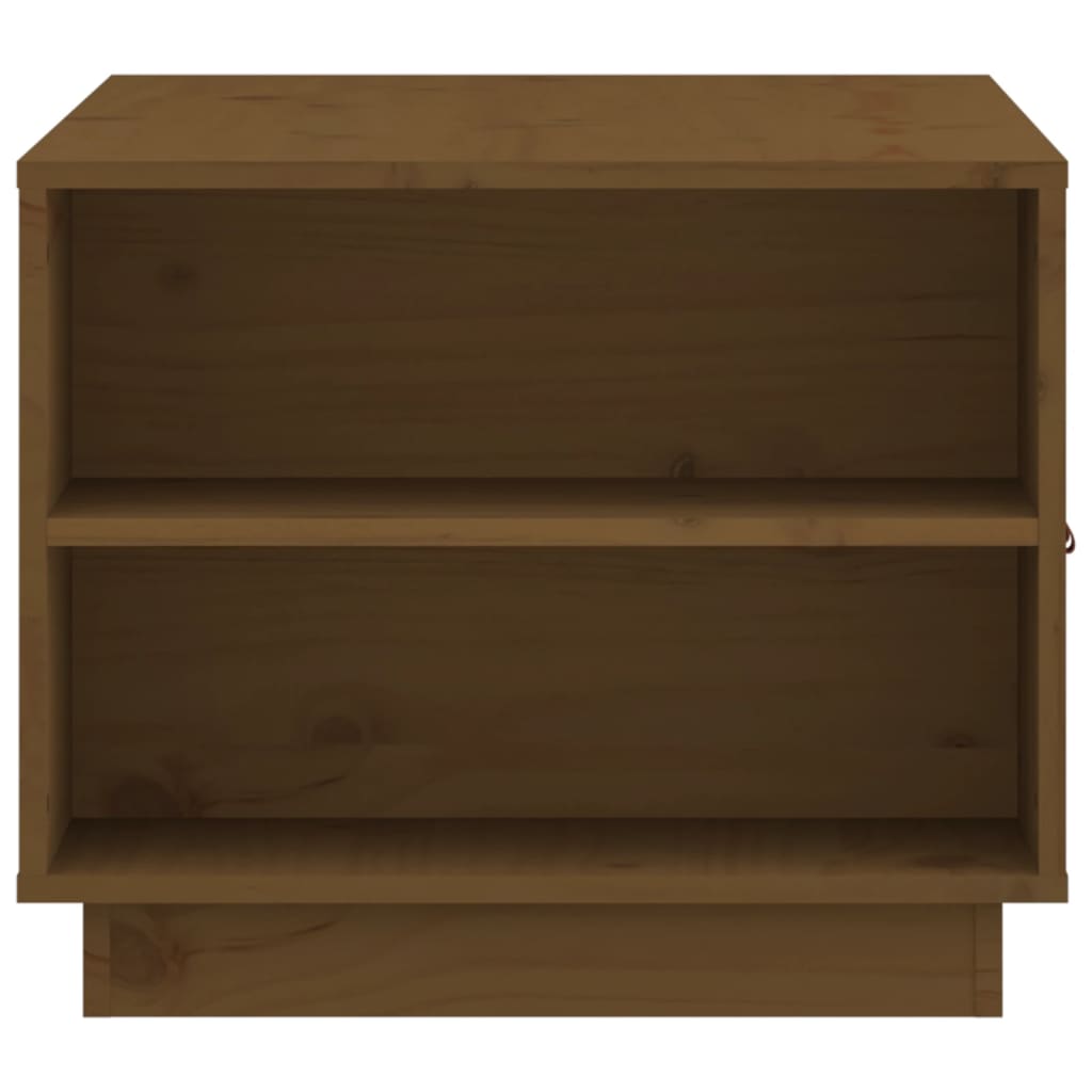 Tavolino da Salotto ambra 100x50x41cm in Legno Massello di Pino | homemem39