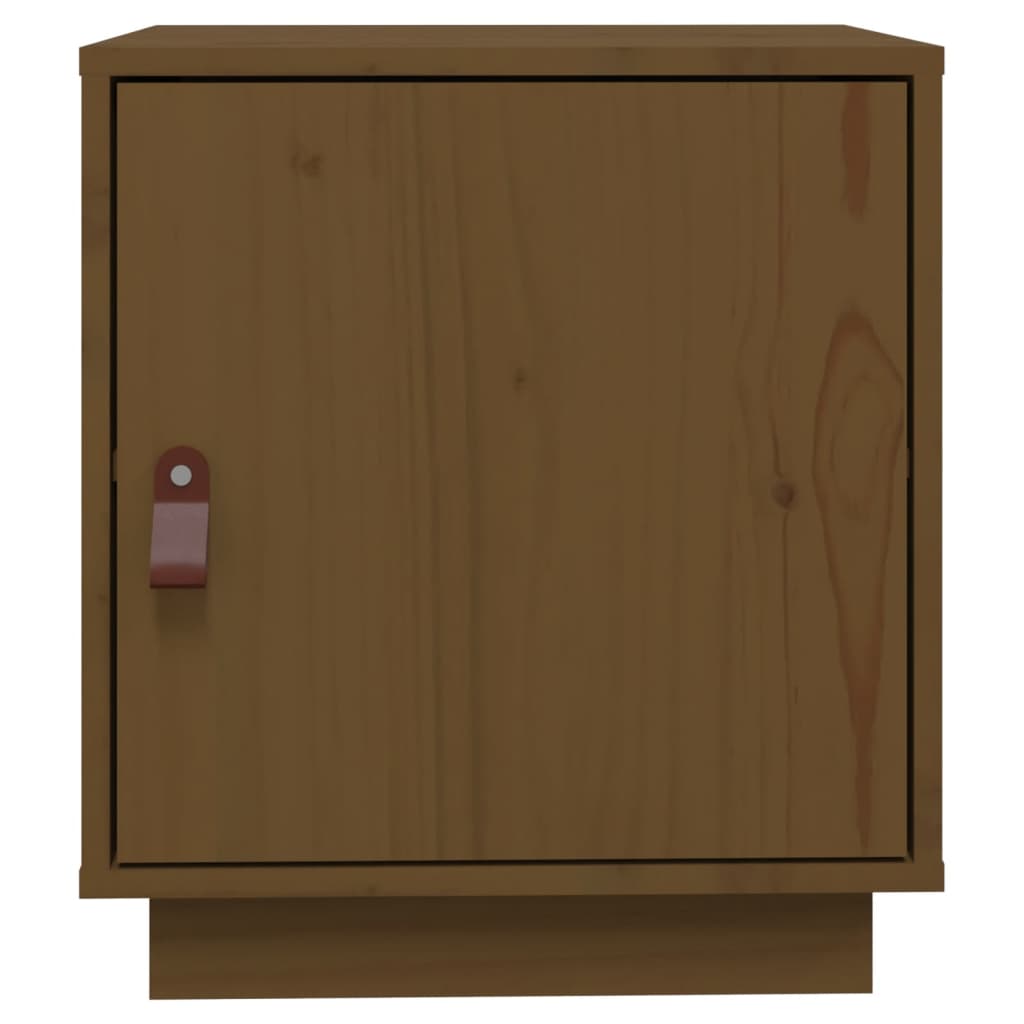Comodini 2 pz ambra 40x34x45 cm in Legno Massello di Pino - homemem39