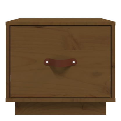 Comodino ambra 40x34x35 cm in Legno Massello di Pino - homemem39