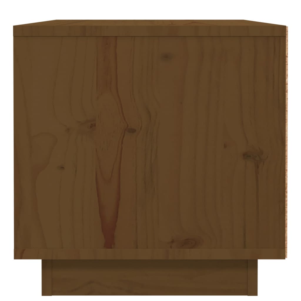 Comodino ambra 40x34x35 cm in Legno Massello di Pino - homemem39