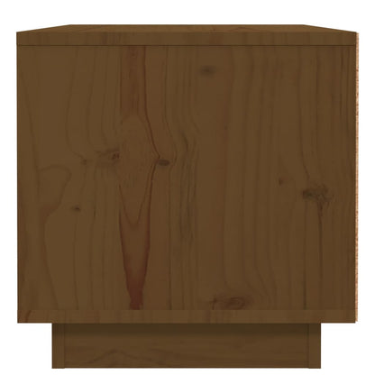 Comodino ambra 40x34x35 cm in Legno Massello di Pino - homemem39