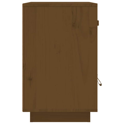 Comodino ambra 40x34x55 cm in Legno Massello di Pino - homemem39