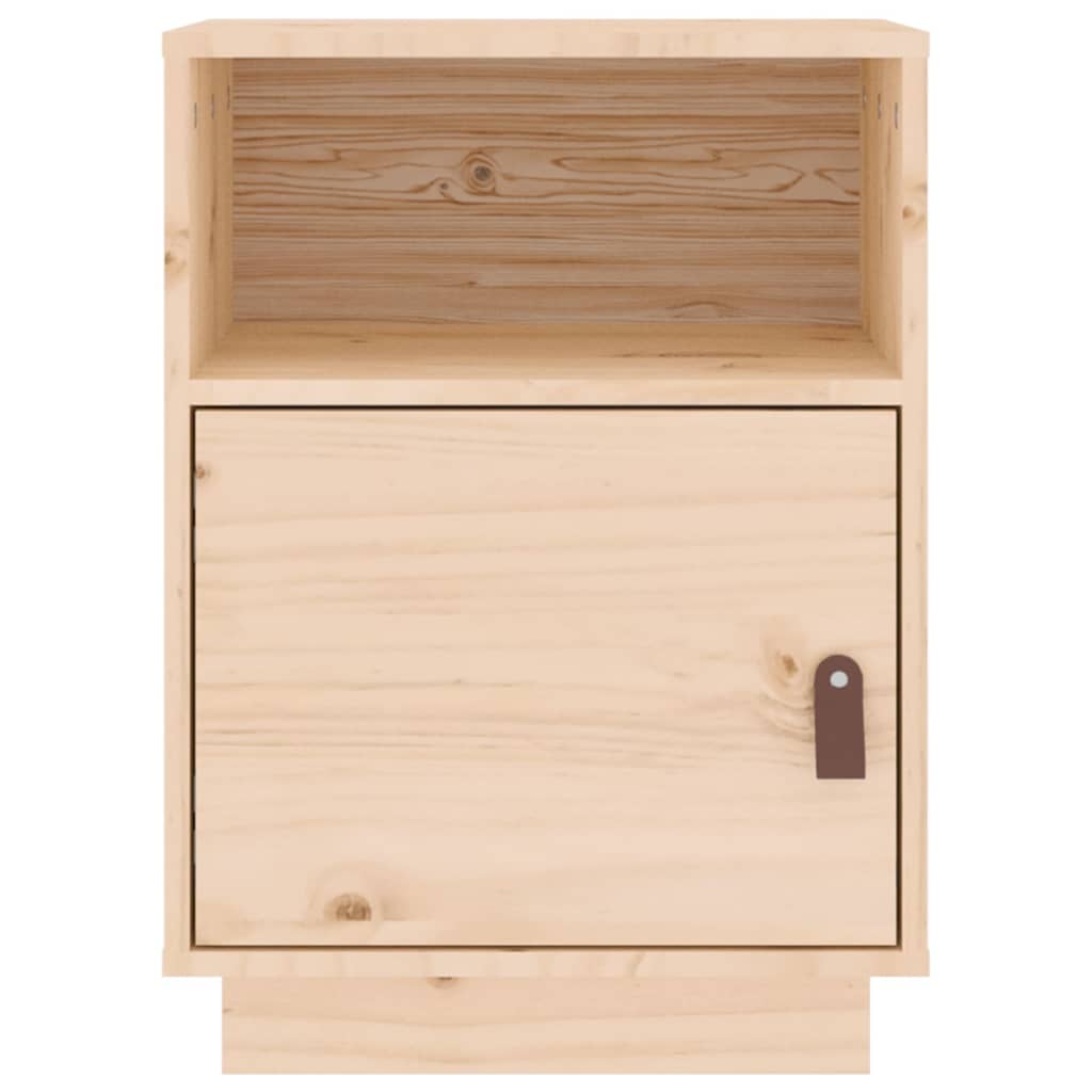Comodini 2 pz 40x34x55 cm in Legno Massello di Pino - homemem39
