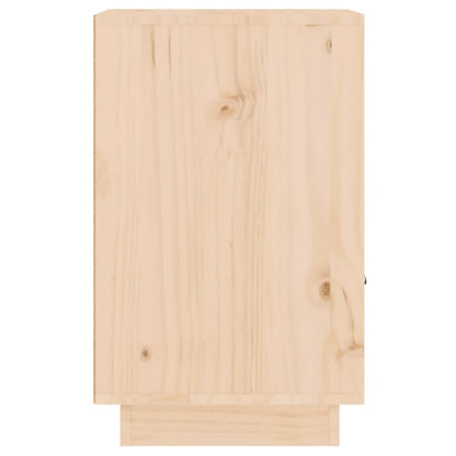 Comodini 2 pz 40x34x55 cm in Legno Massello di Pino - homemem39