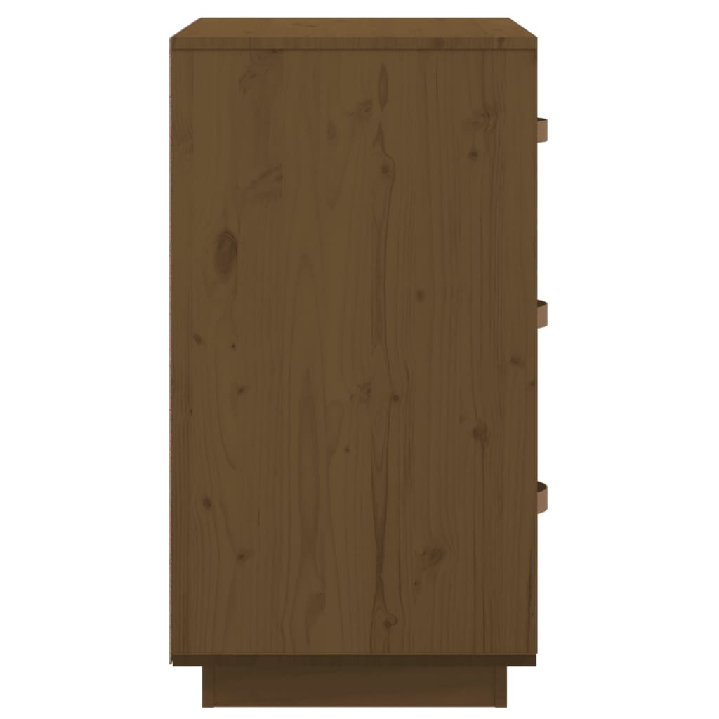 Comodini 2 pz Ambra 40x40x75 cm in Legno Massello di Pino - homemem39