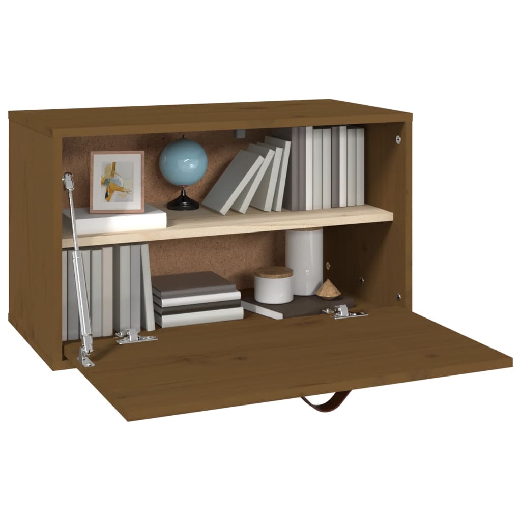 Pensile Marrone ambra 60x30x35 cm in Legno Massello di Pino | homemem39