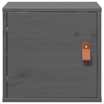 Pensile Grigio 31,5x30x30 cm in Legno Massello di Pino | homemem39
