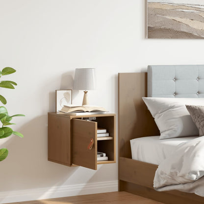 Pensile Marrone ambra 31,5x30x30 cm in Legno Massello di Pino | homemem39